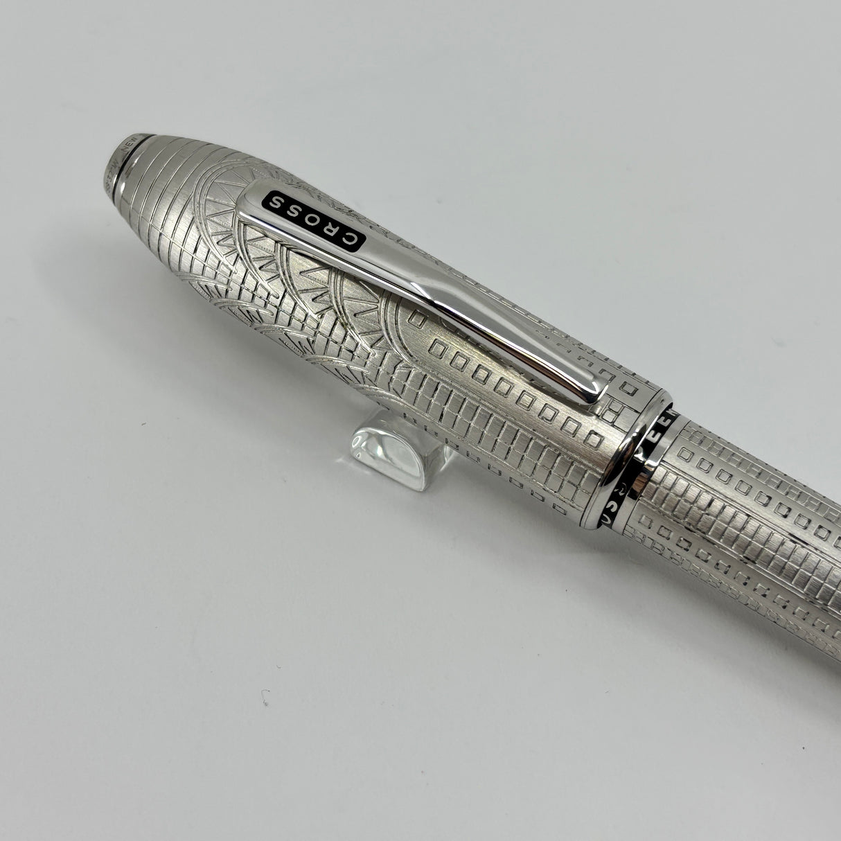 Cross Peerless Intricately Engraved Limited Production NYC Fountain Pen - Broad 18kt Gold Nib