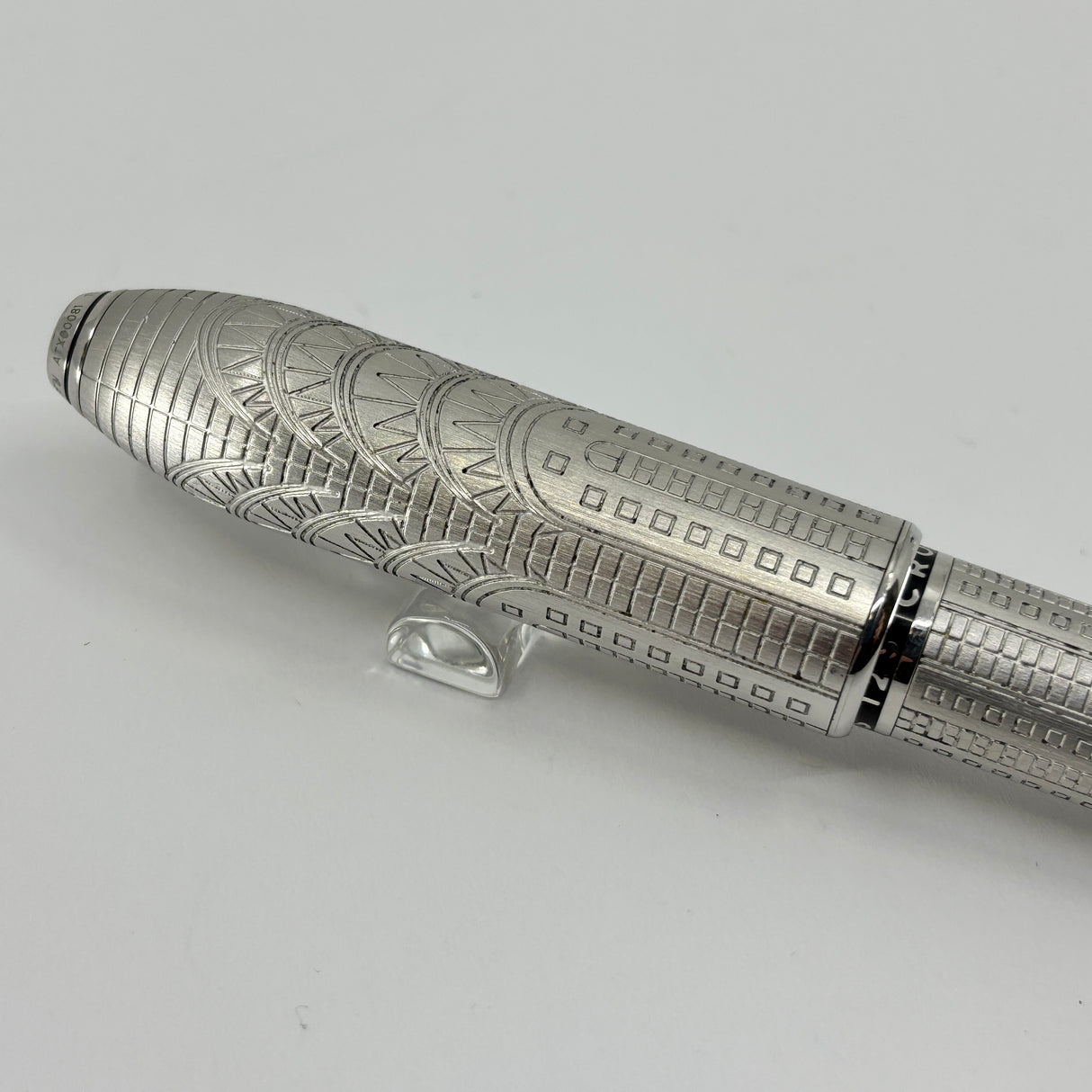 Cross Peerless Intricately Engraved Limited Production NYC Fountain Pen - Broad 18kt Gold Nib