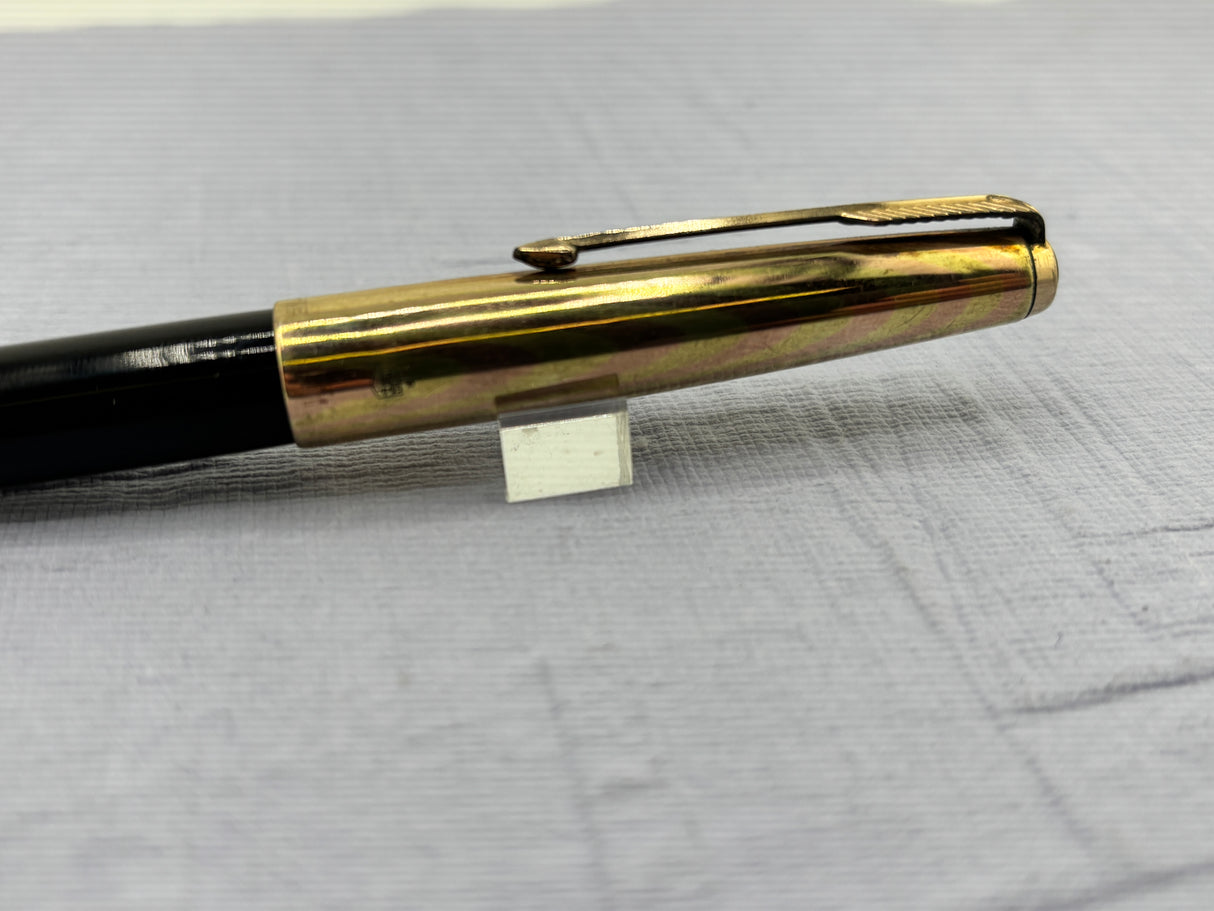 Parker 61 Black Rainbow Cap Gold Filled - Fountain Pen