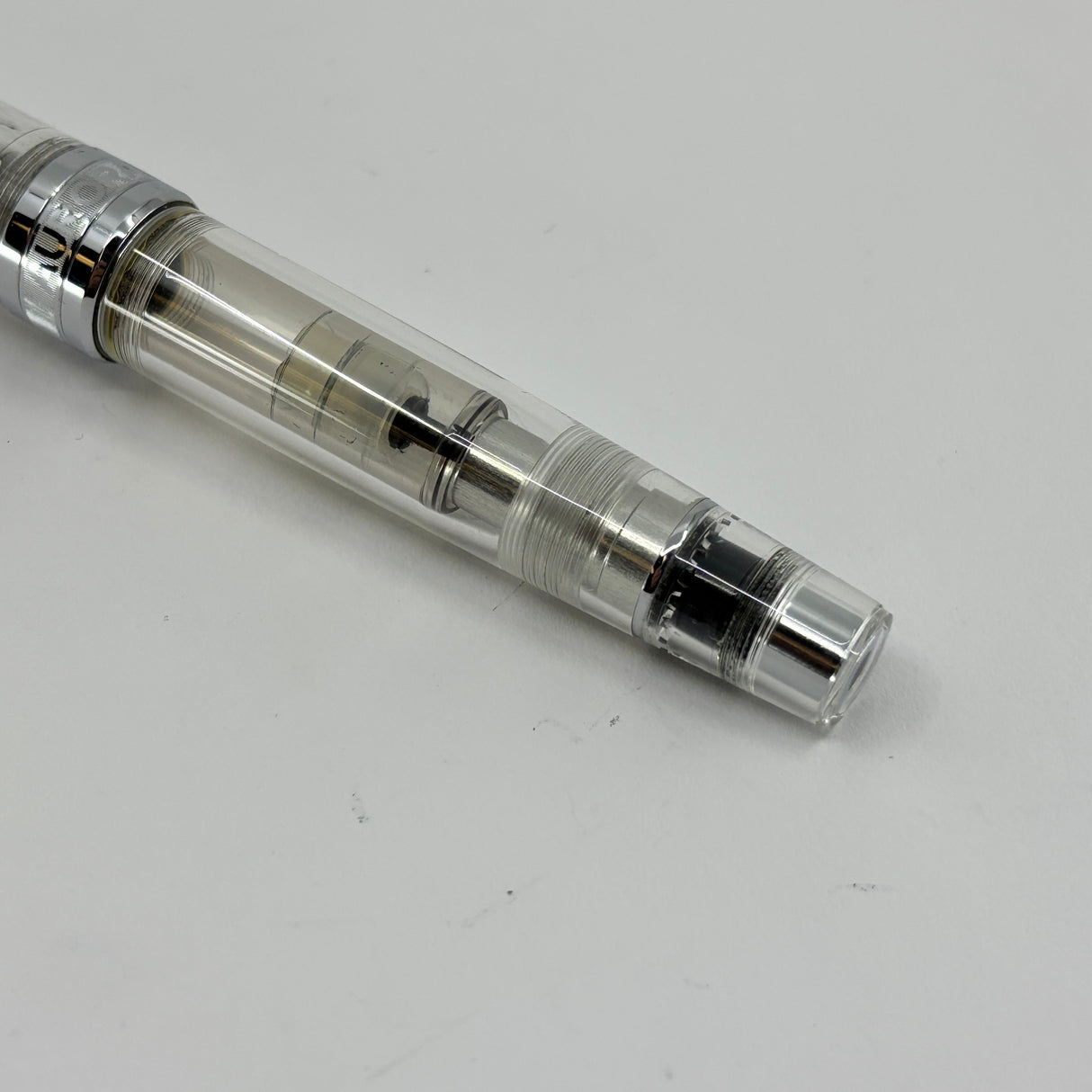 Aurora Optima Clear Demonstrator Limited Edition Fountain Pen - Fine 18kt Gold Nib