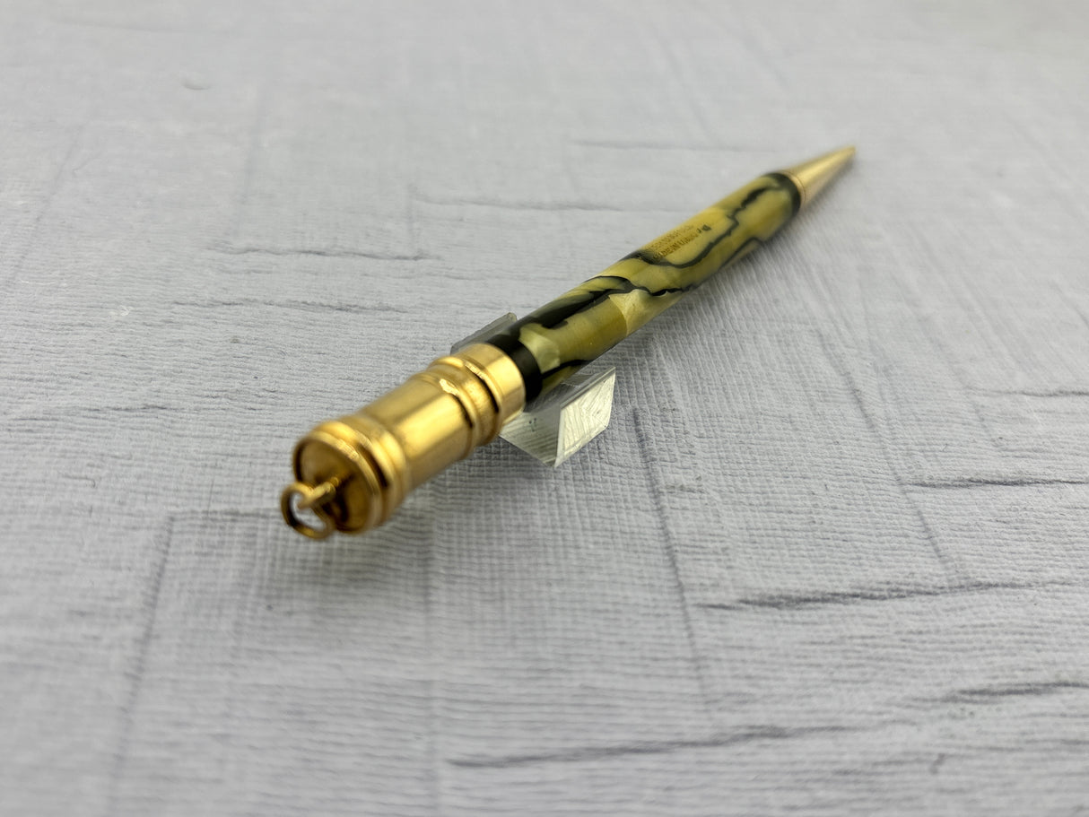 Parker Duofold Ring top Junior Black veined pearl - Pencil