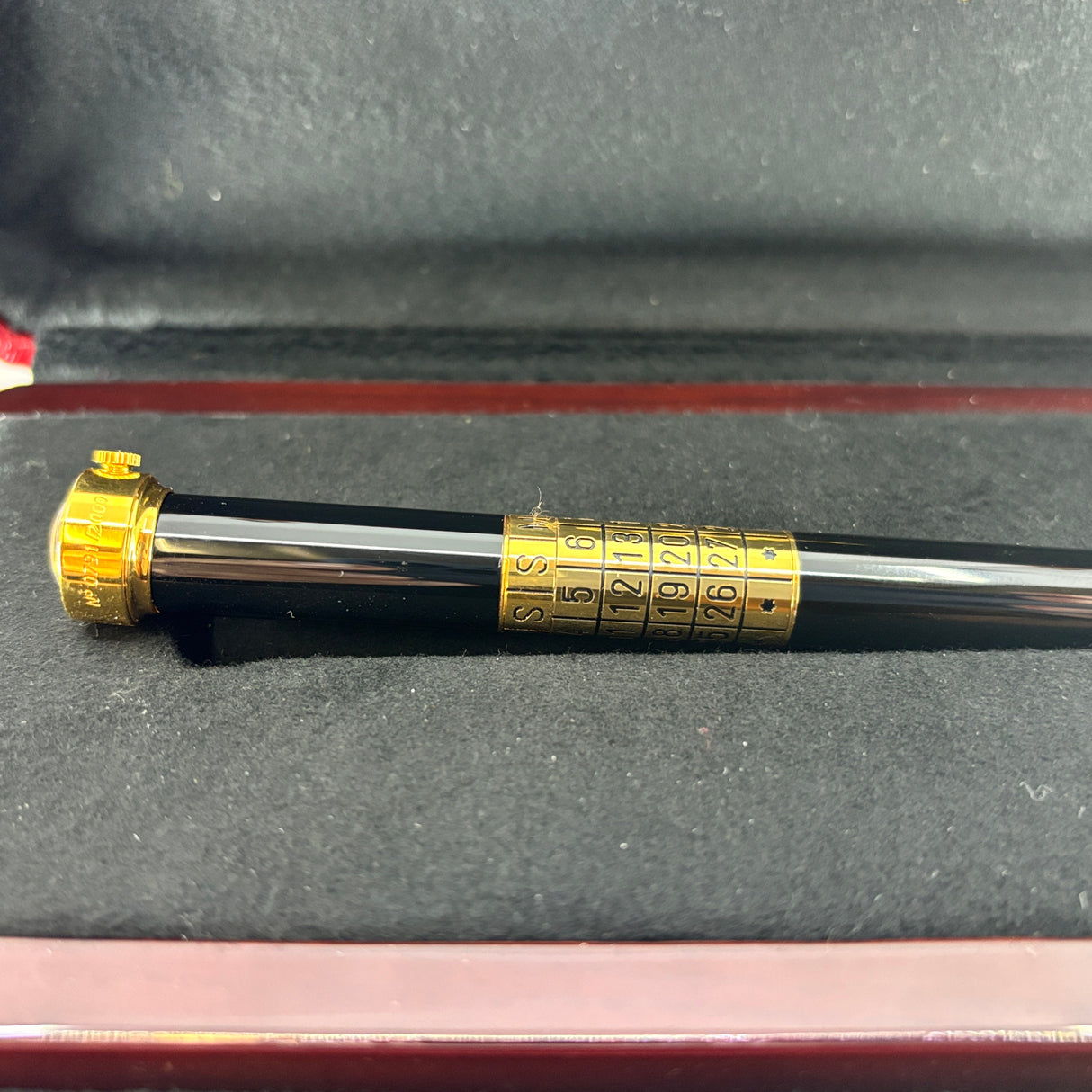 Cartier 2000 Limited Edition Ballpoint Pen with Swiss Made Watch and Perpetual Calendar