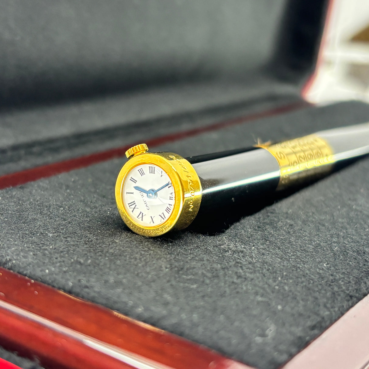 Cartier 2000 Limited Edition Ballpoint Pen with Swiss Made Watch and Perpetual Calendar