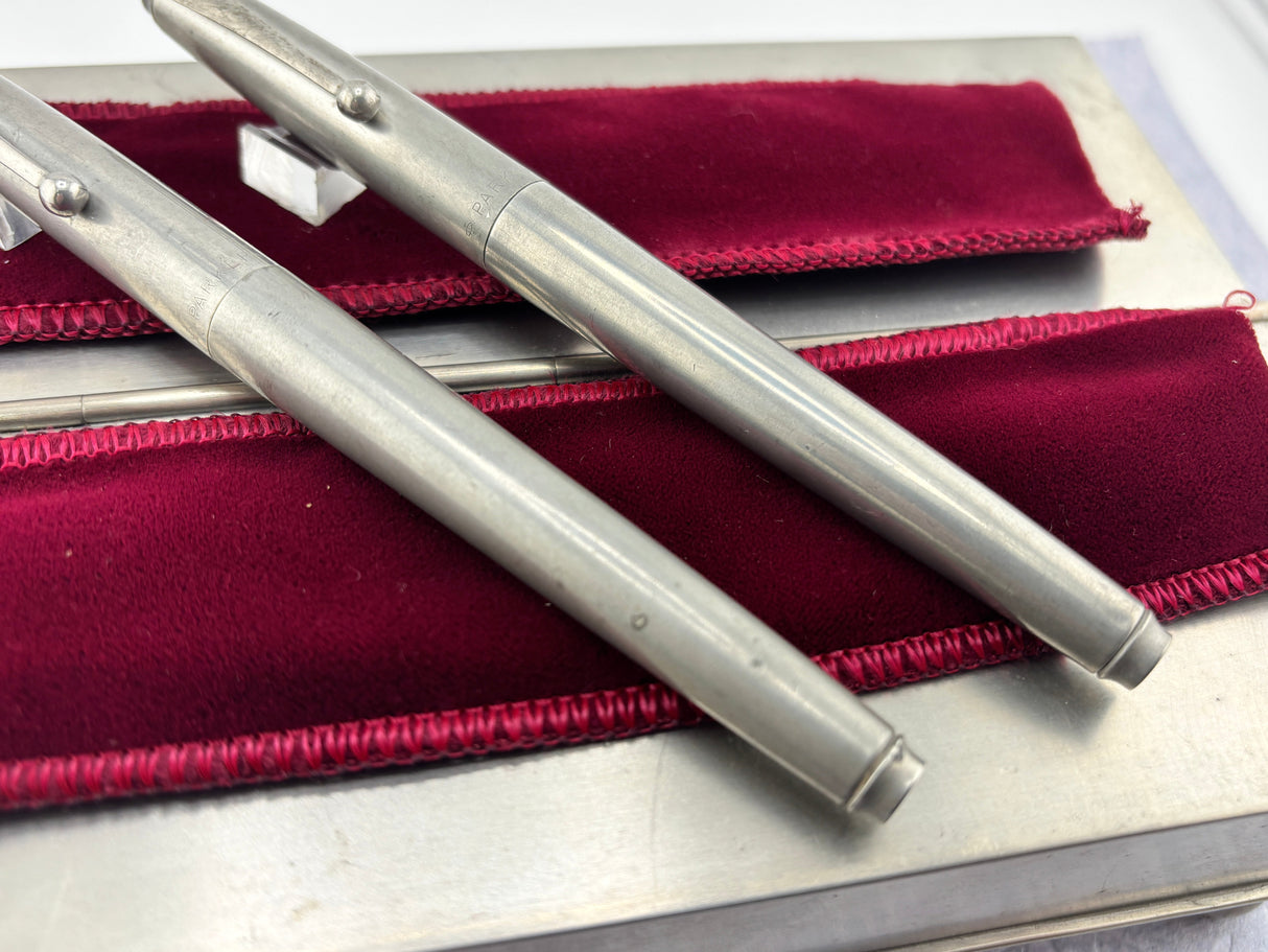 PARKER 75 Americana Pewter Set Bicentenial - Wonderful set in new condition and all complete of accessories