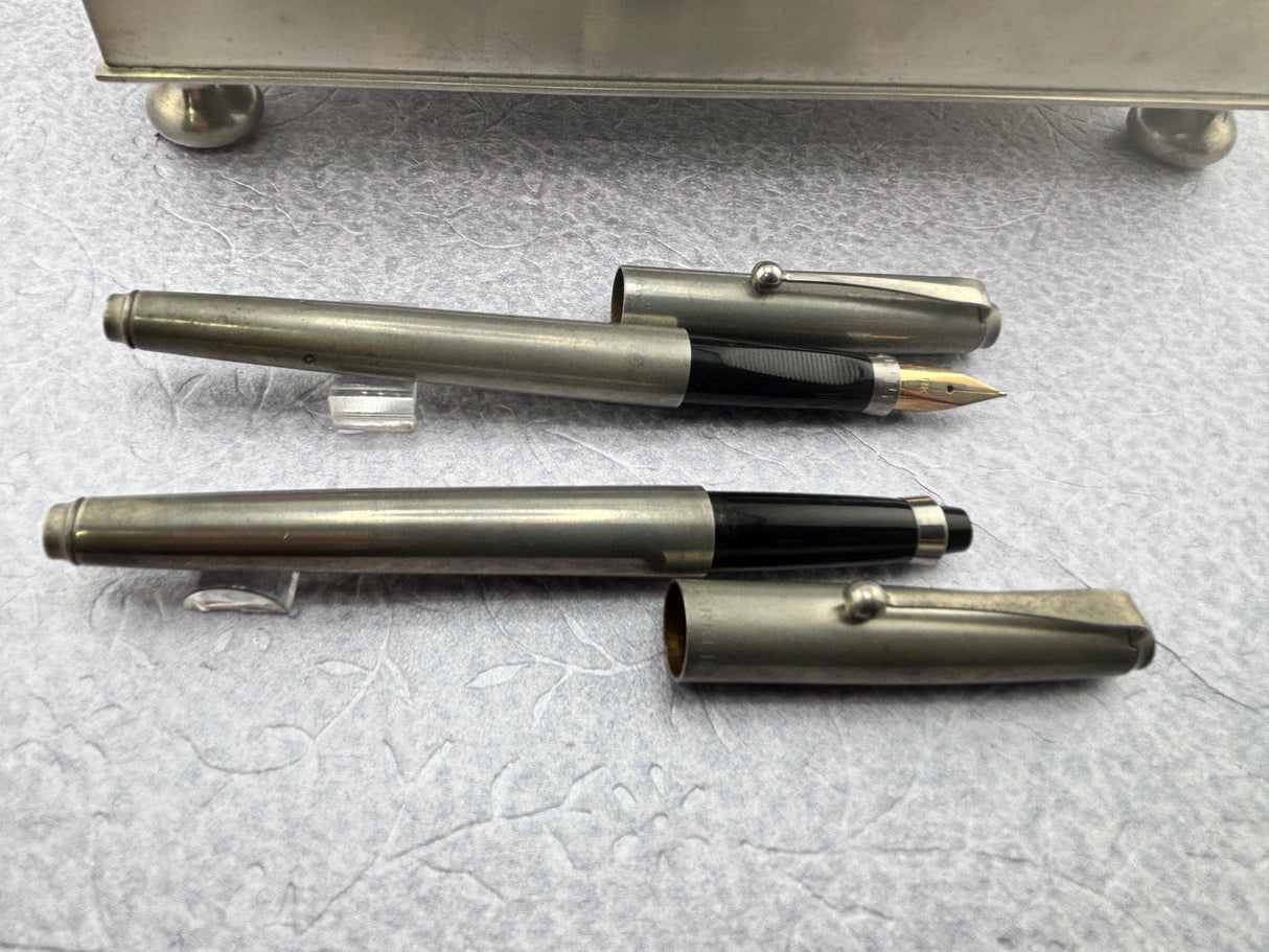 PARKER 75 Americana Pewter Set Bicentenial - Wonderful set in new condition and all complete of accessories