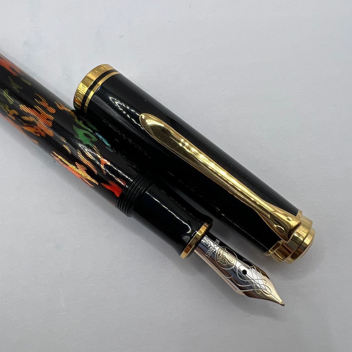 Pelikan M600 Art Collection Glauco Cambon Fountain Pen   - Fine 14kt Gold Nib