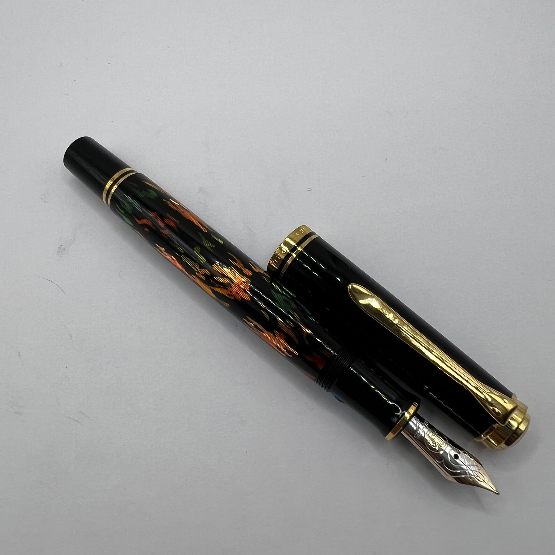 Pelikan M600 Art Collection Glauco Cambon Fountain Pen   - Fine 14kt Gold Nib