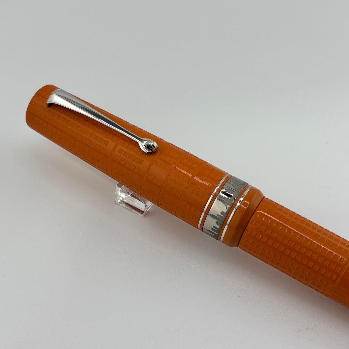 ASC Armando Simoni Club Bologna Extra "I Love New York" Chrysler Building Chased Orange Ebonite