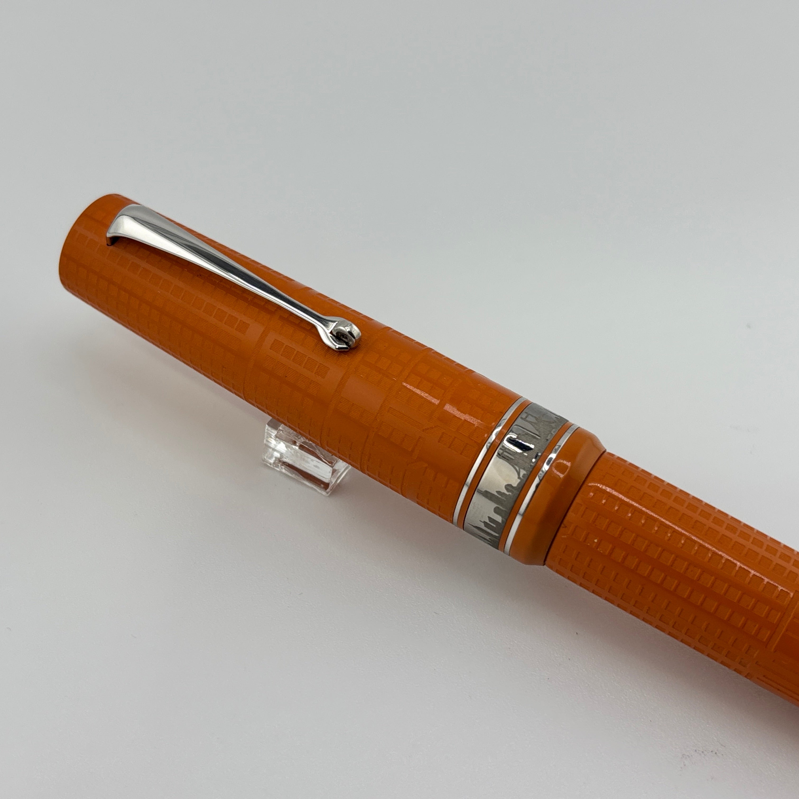 ASC Armando Simoni Club Bologna Extra "I Love New York" Chrysler Building Chased Orange Ebonite