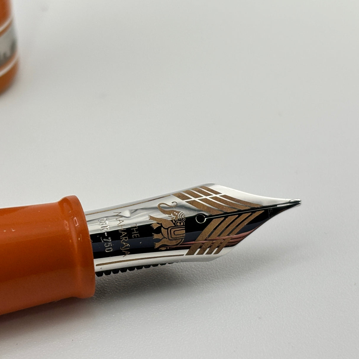 ASC Armando Simoni Club Bologna Extra "I Love New York" Chrysler Building Chased Orange Ebonite