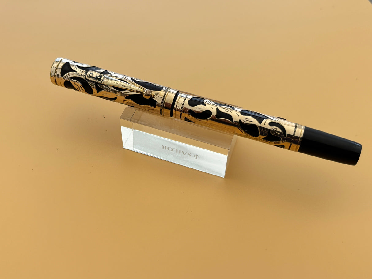 Waterman 0552 Gold filled Overlays Art Nouveau - Fountain Pen