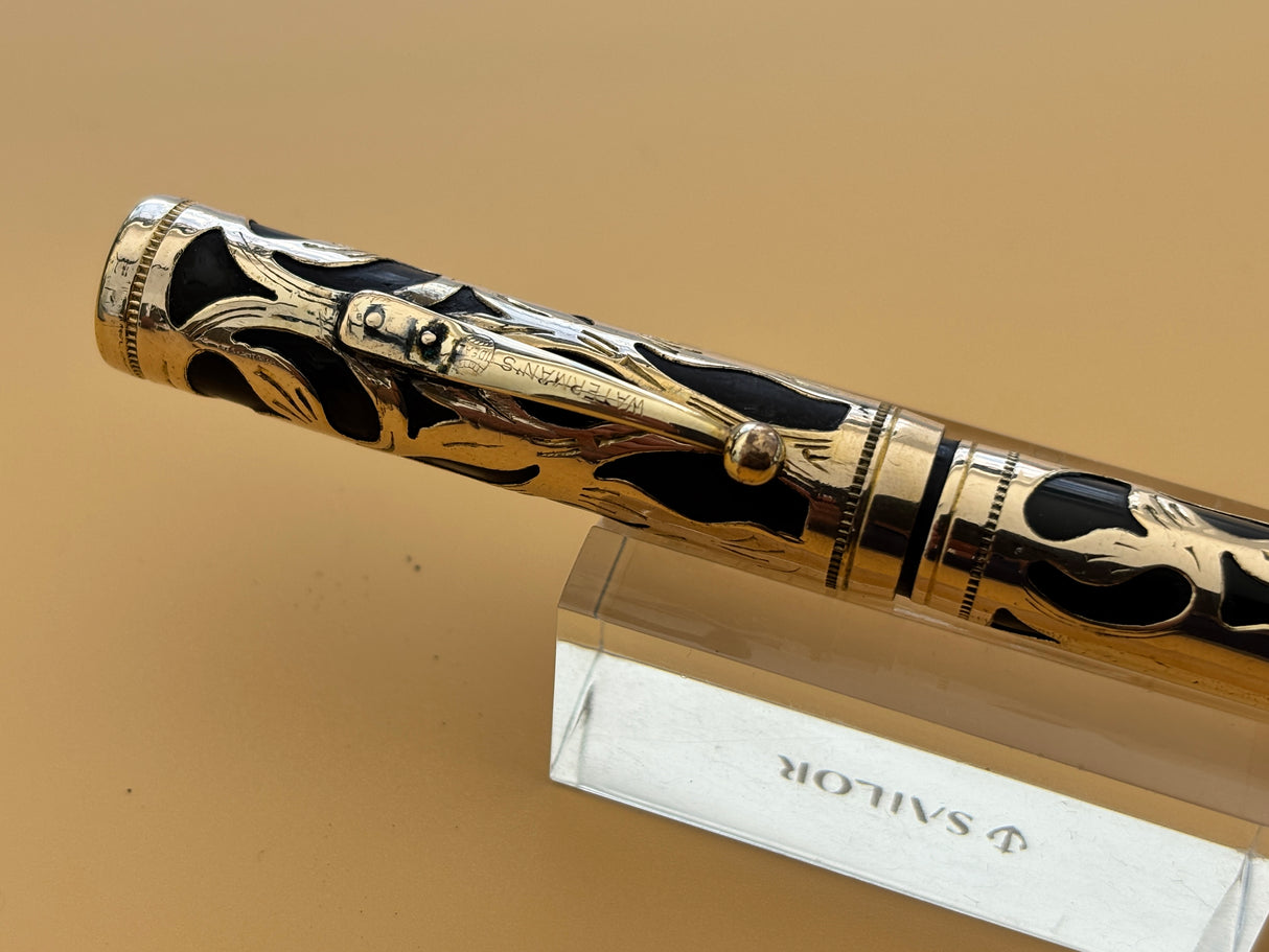 Waterman 0552 Gold filled Overlays Art Nouveau - Fountain Pen