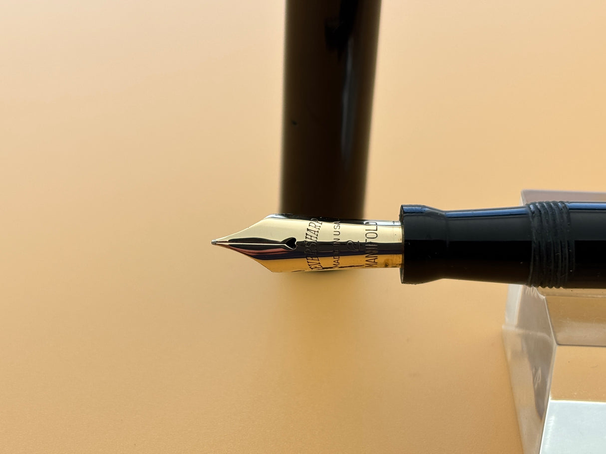Wahl Eversharp Signature Ring Top Black Hard Rubber - Fountain Pen