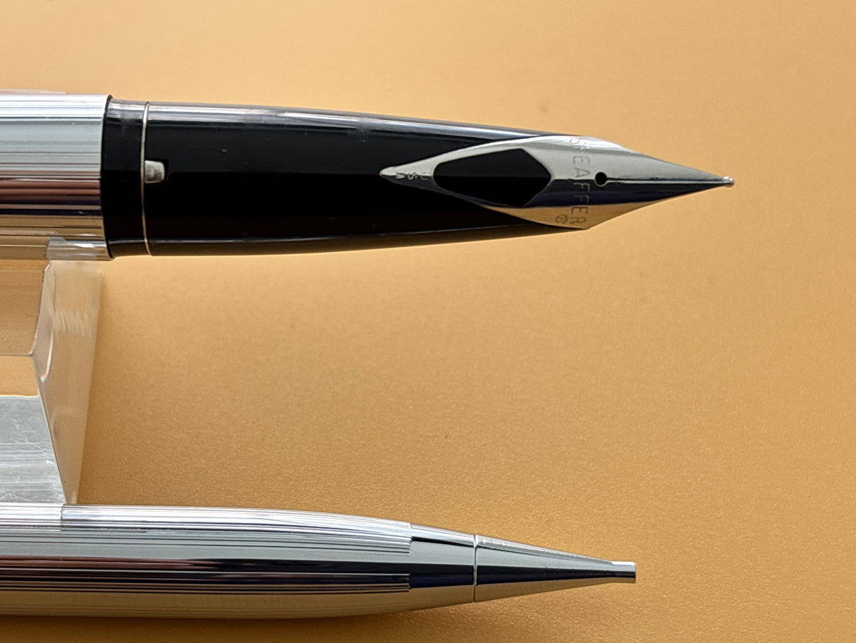 Sheaffer Imperial Triumph Chrome SET New condition and boxed - Fountain Pen