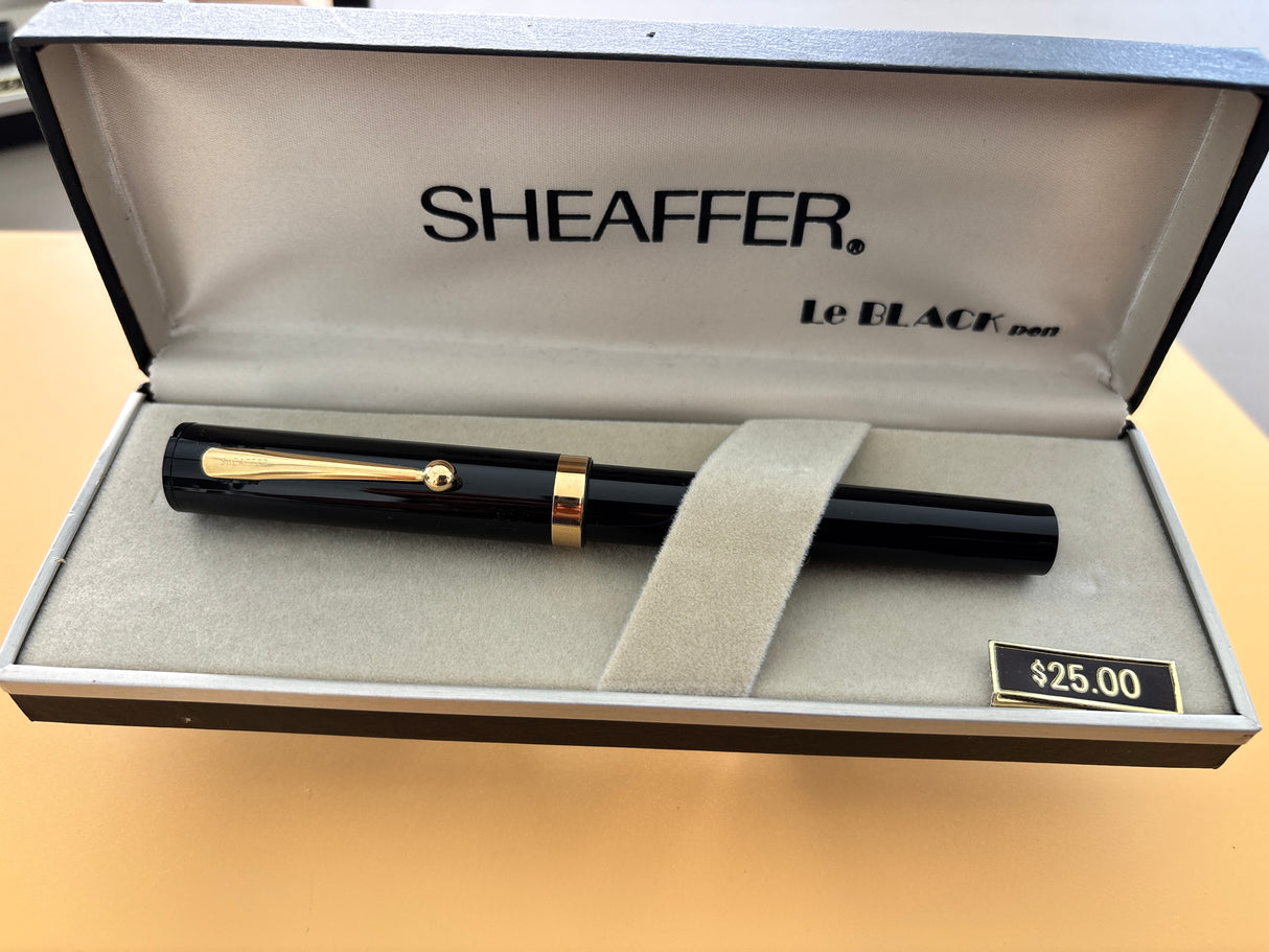 Sheaffer " Le Black Pen " circa 1990 New condition and boxed - Fountain Pen