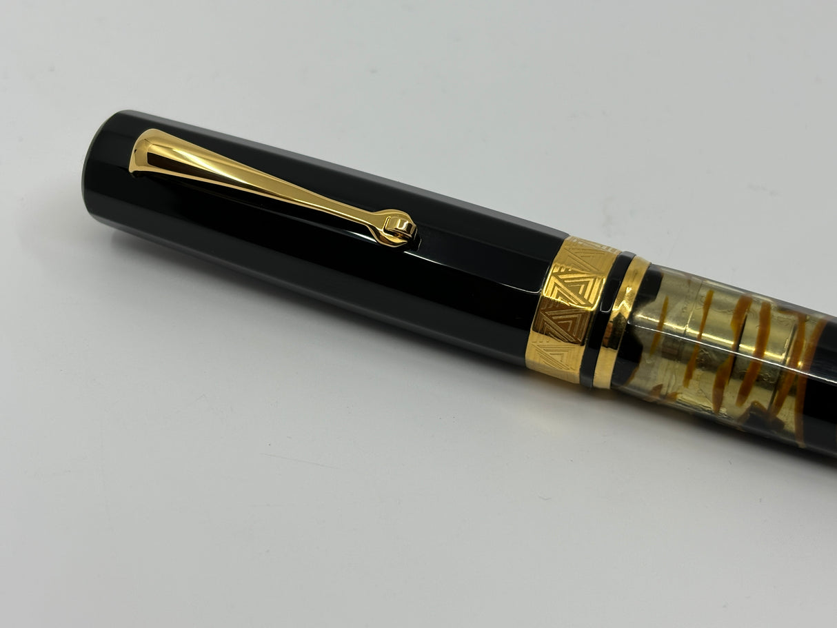 ASC Gladiatore Medio Black Lucens Celluloid - Fountain Pen