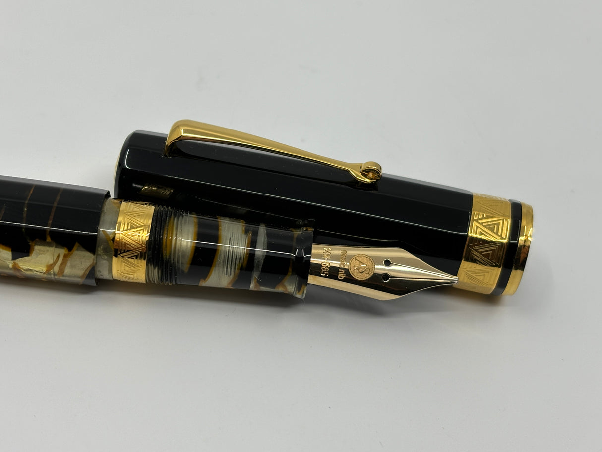 ASC Gladiatore Medio Black Lucens Celluloid - Fountain Pen