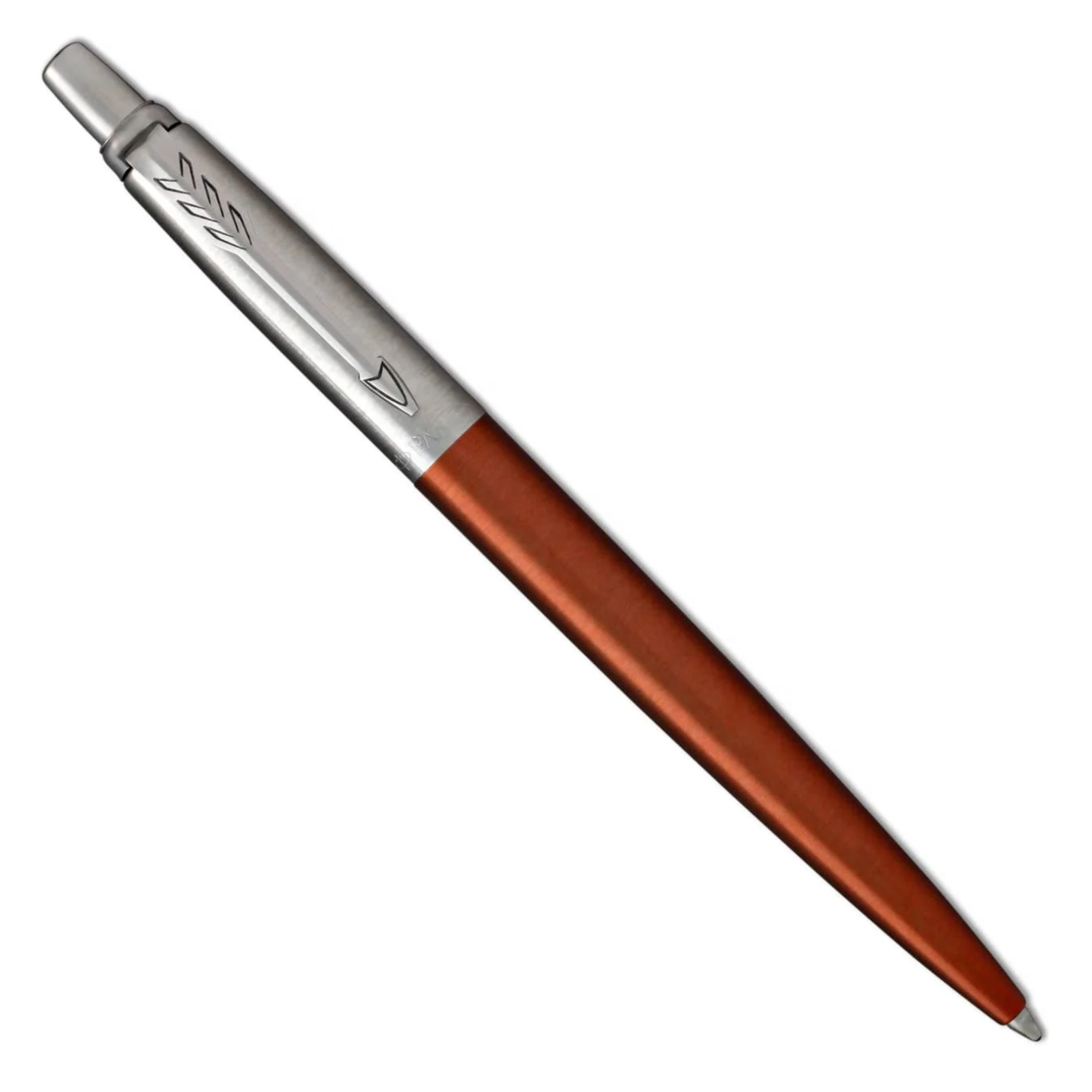 Parker Jotter Chelsea Orange Chrome Trim Ballpoint Pen