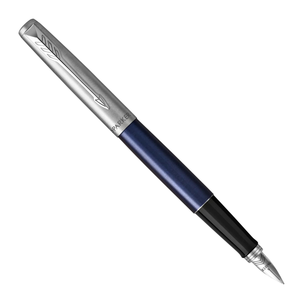 Parker Jotter Royal Blue Chrome Trim Fountain Pen