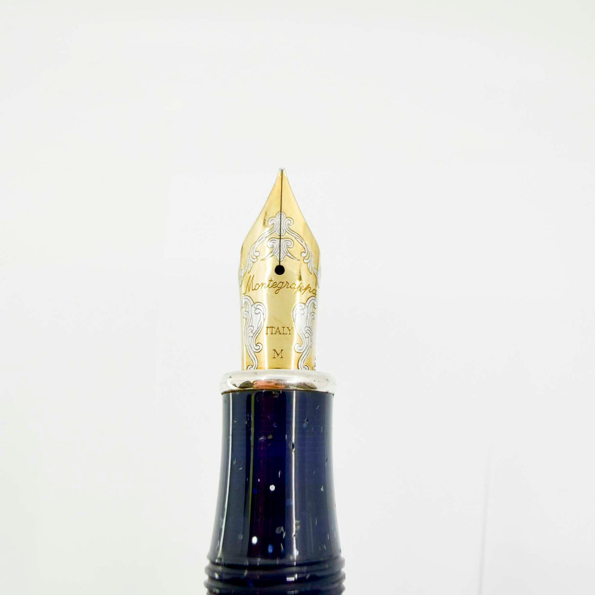 Montegrappa 88th Anniversary Sterling Silver Limited Edition Fountain Pen - Medium 18kt Gold Nib