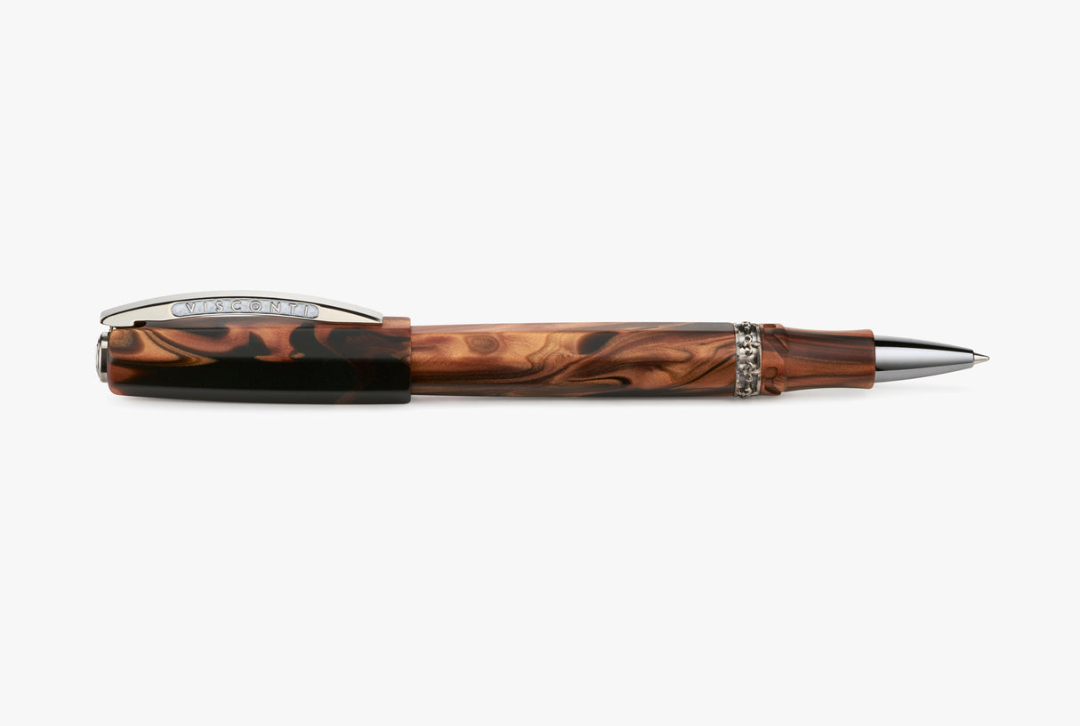 Visconti Medici Briarwood w/Ruthenium Trim - Rollerball