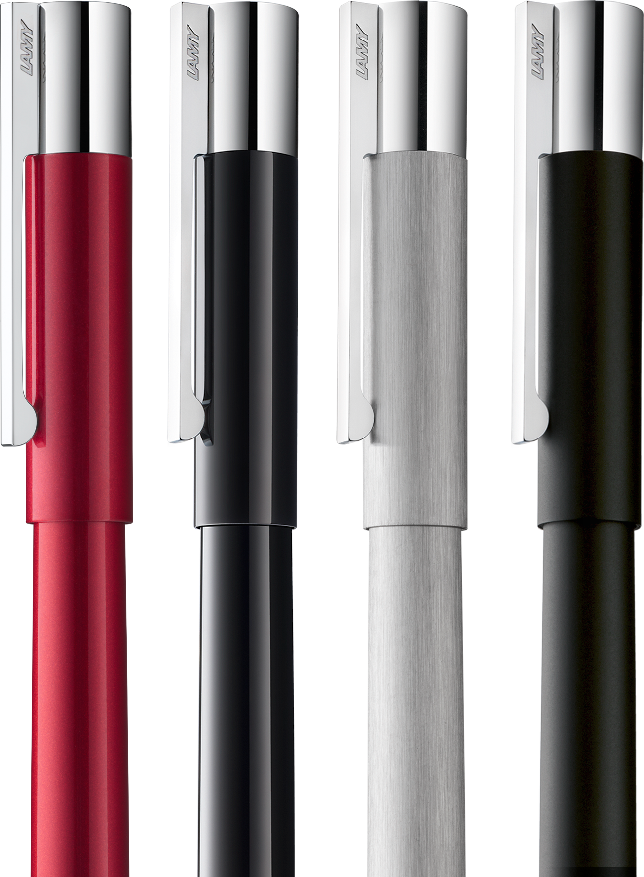 Lamy Scala Piano Red w/Chrome Trim 14kt Bicolor Nib - Fountain Pen