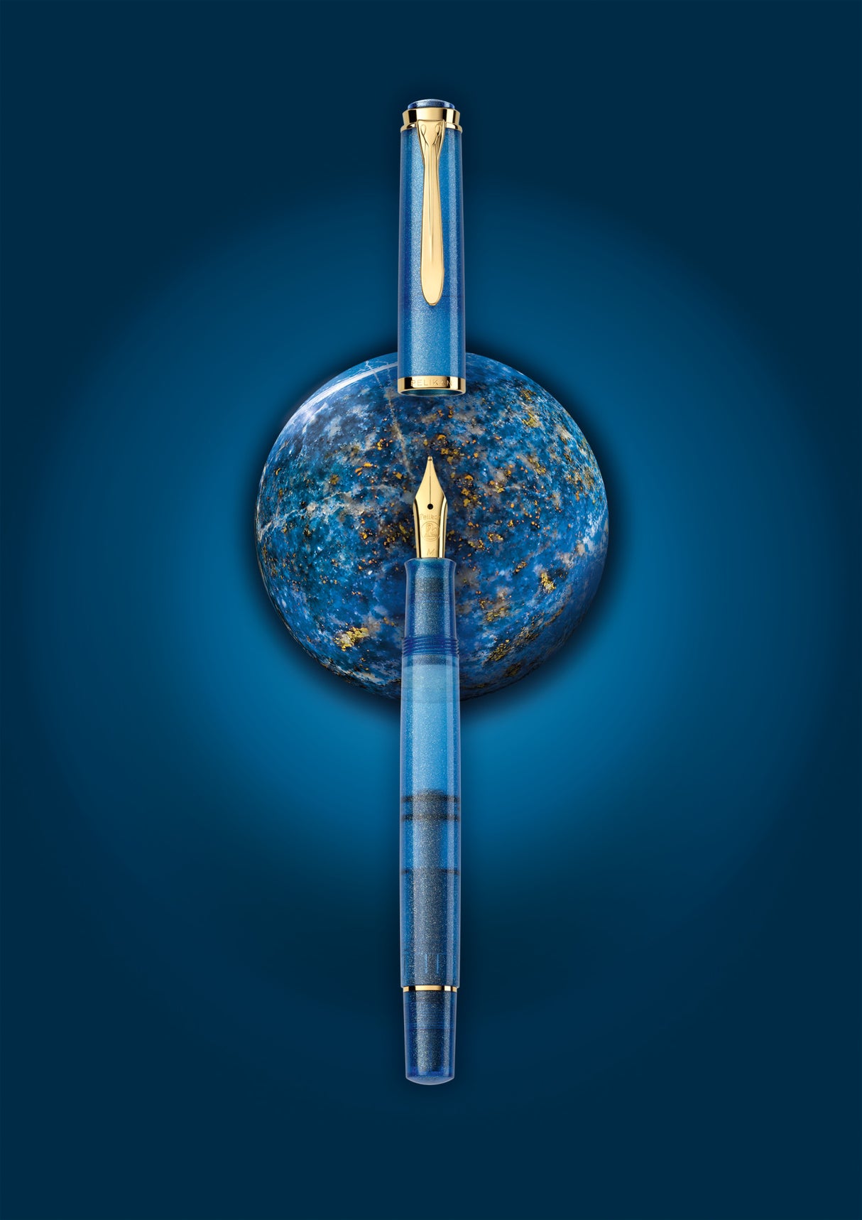 Pelikan M200 Golden Lapis Limited Edition - Fountain Pen