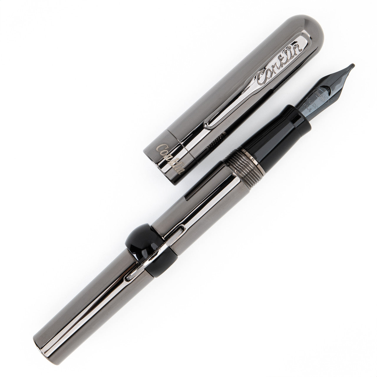 Conklin Mark Twain Gunmetal Crescent Limited Edition (1898) Fountain Pen