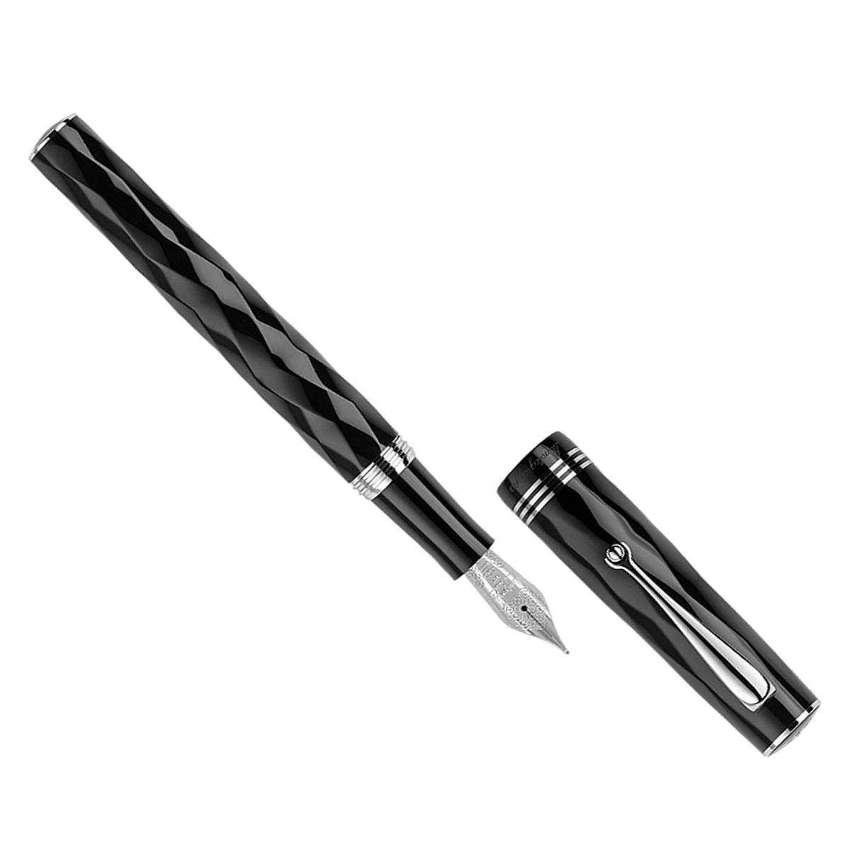 Montegrappa Brenta Black - Fountain Pen (14k Gold Nib)