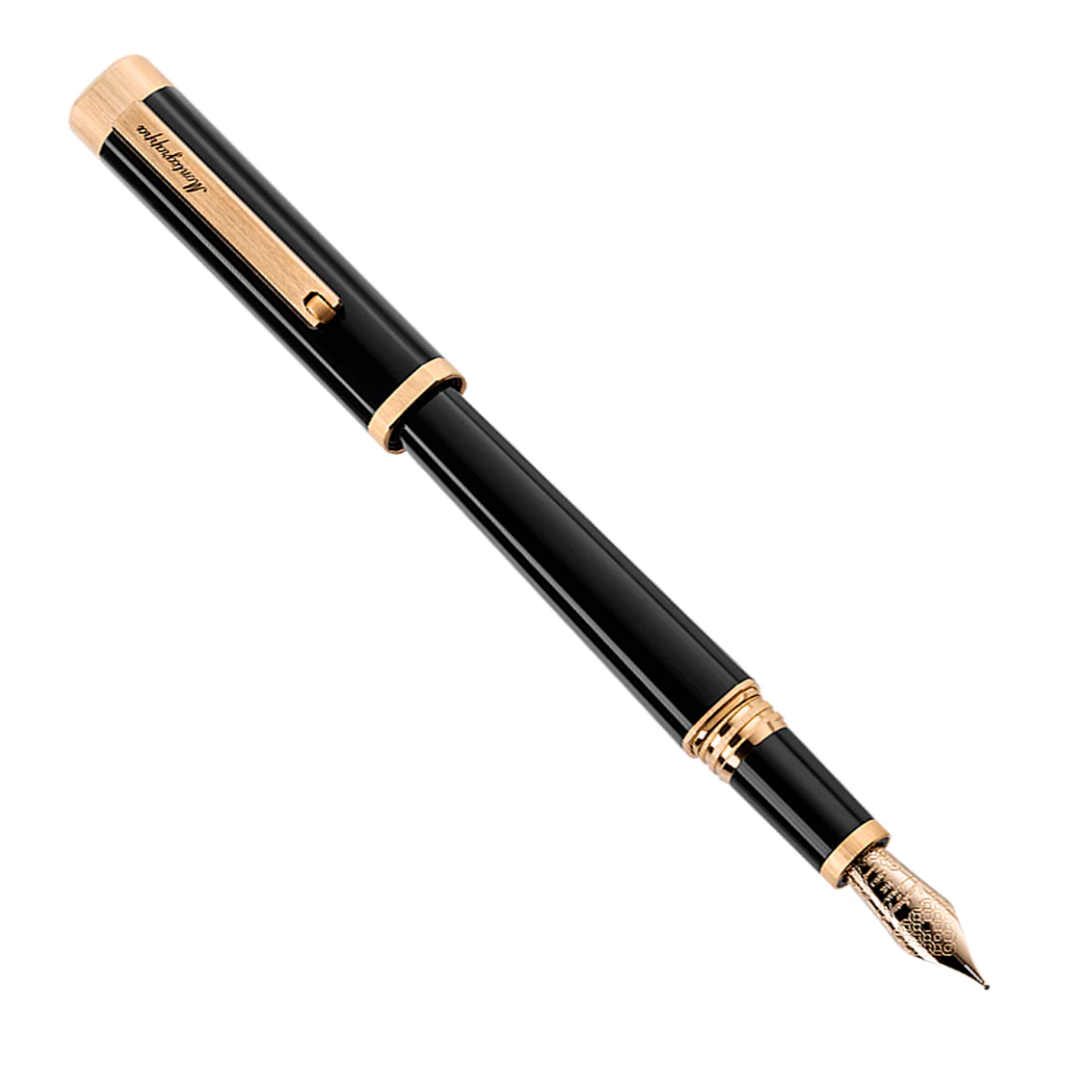 Montegrappa Quattro Black & Gold - Fountain Pen (14kt)