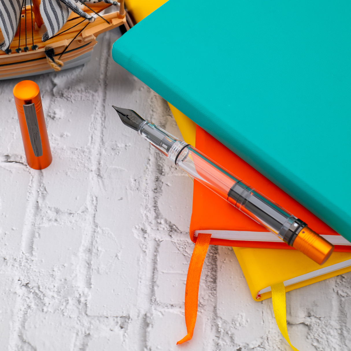 Monteverde MP1 Foxy Orange Fountain Pen Collection