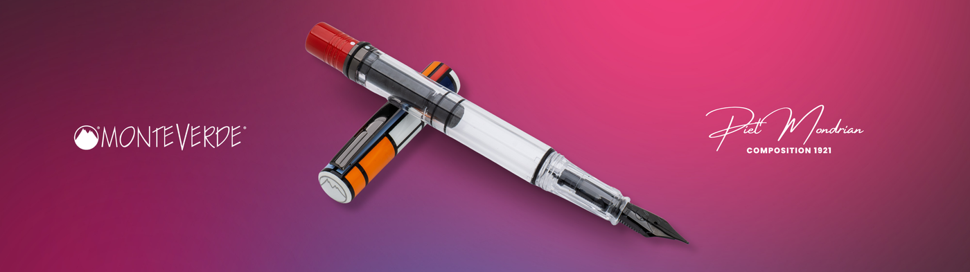 Monteverde USA MP1 Mondrian Composition 1921 Fountain Pen Collection