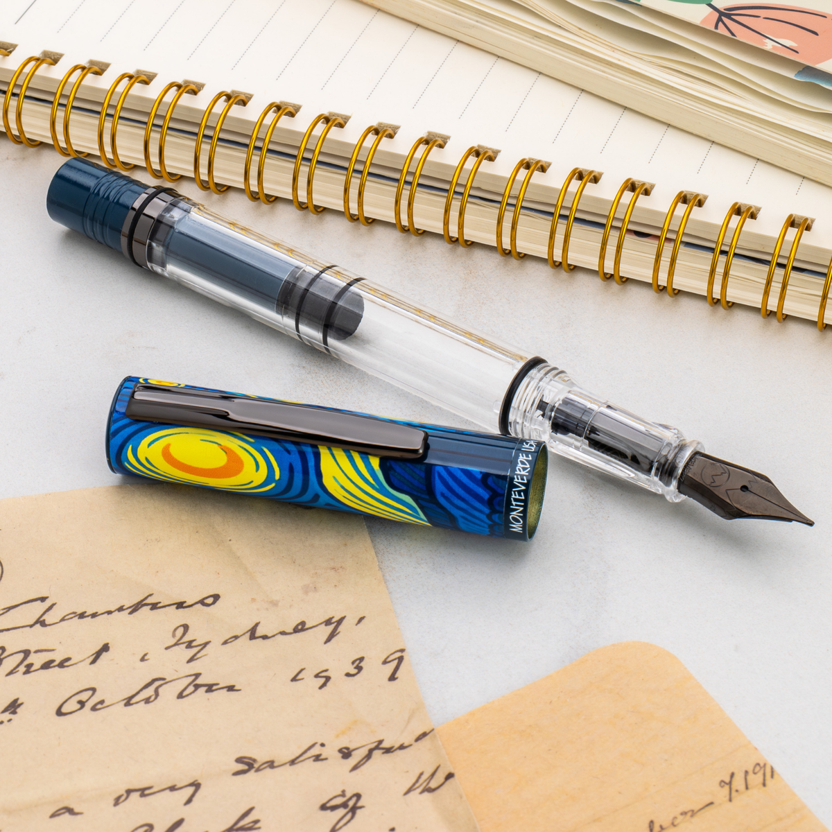 Monteverde MP1 Starry Night Fountain Pen Collection