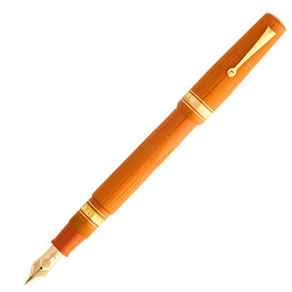 ASC Bologna Extra I Love NY Chrysler Building Gold Trim - Fountain Pen