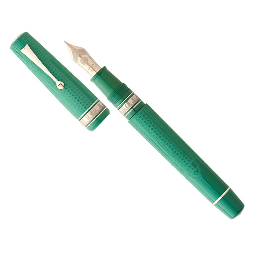 ASC Bologna Extra I Love NY Empire State Rhodium Trim - Fountain Pen