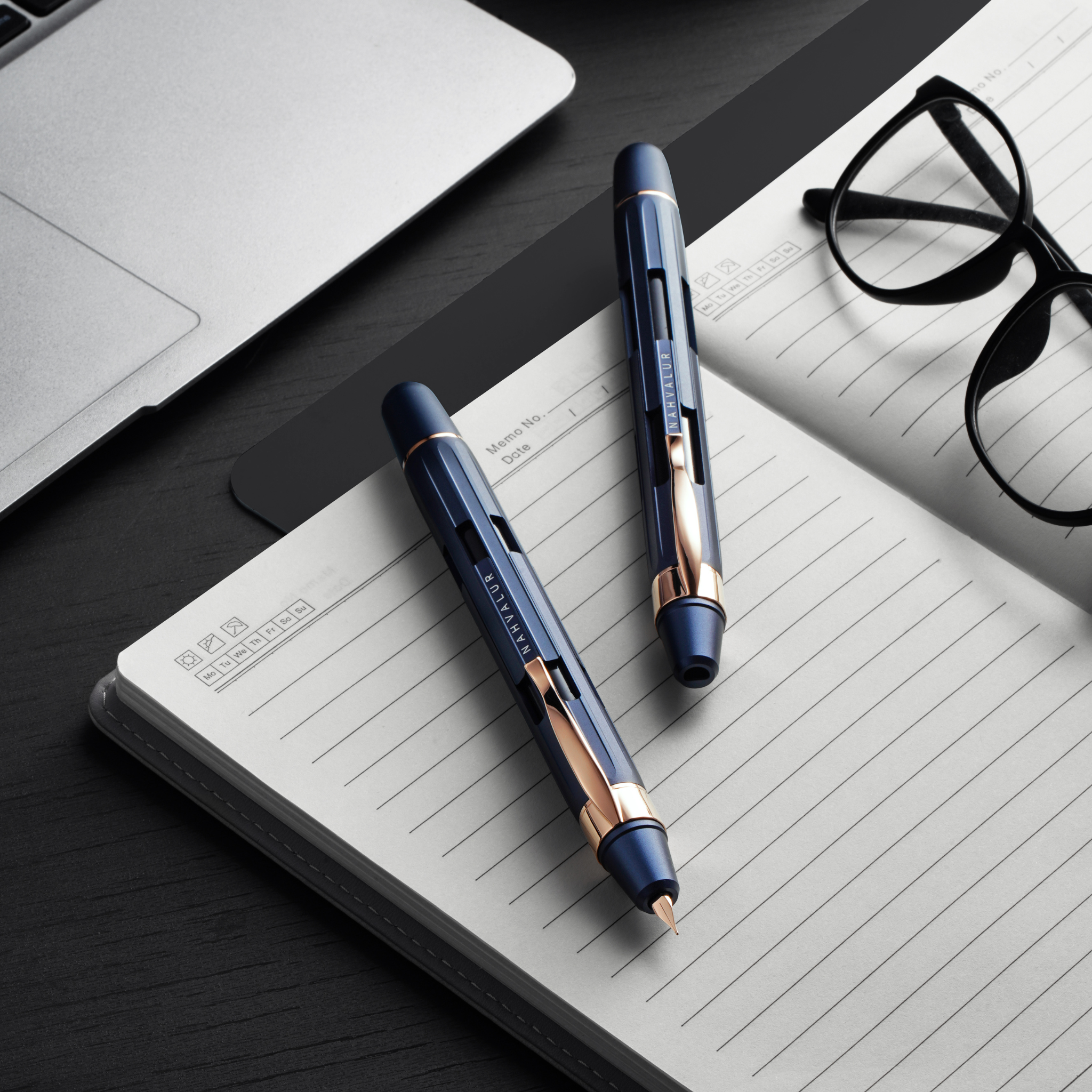 Nahvalur Eclipse Cobalt Black & Rose Gold Collection