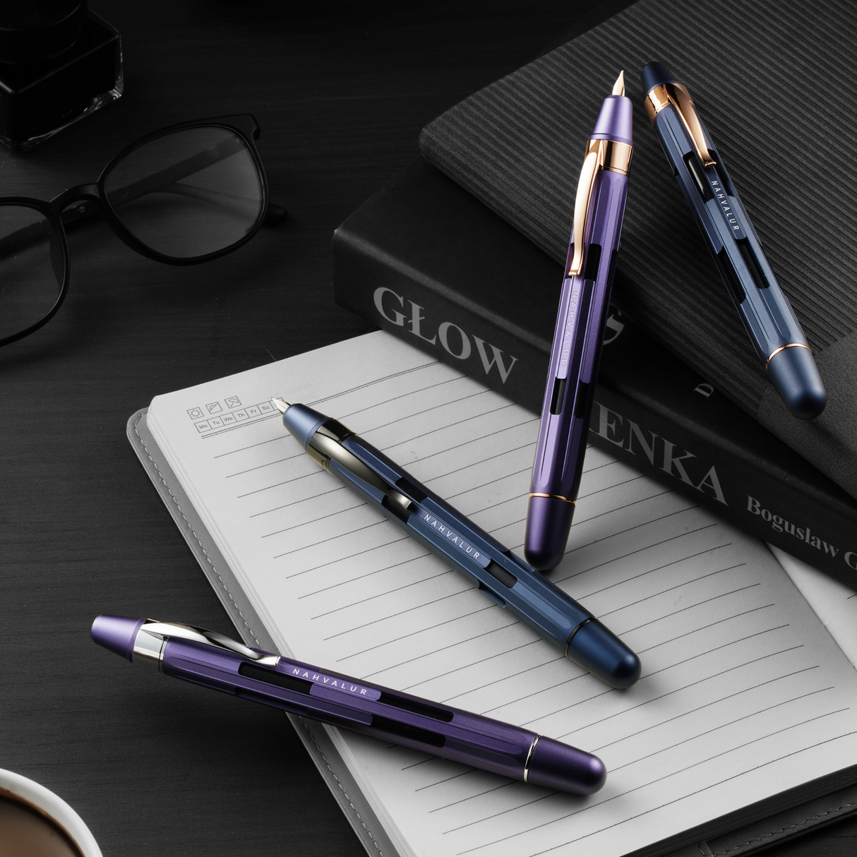 Nahvalur Eclipse Cobalt Black & Rose Gold Collection