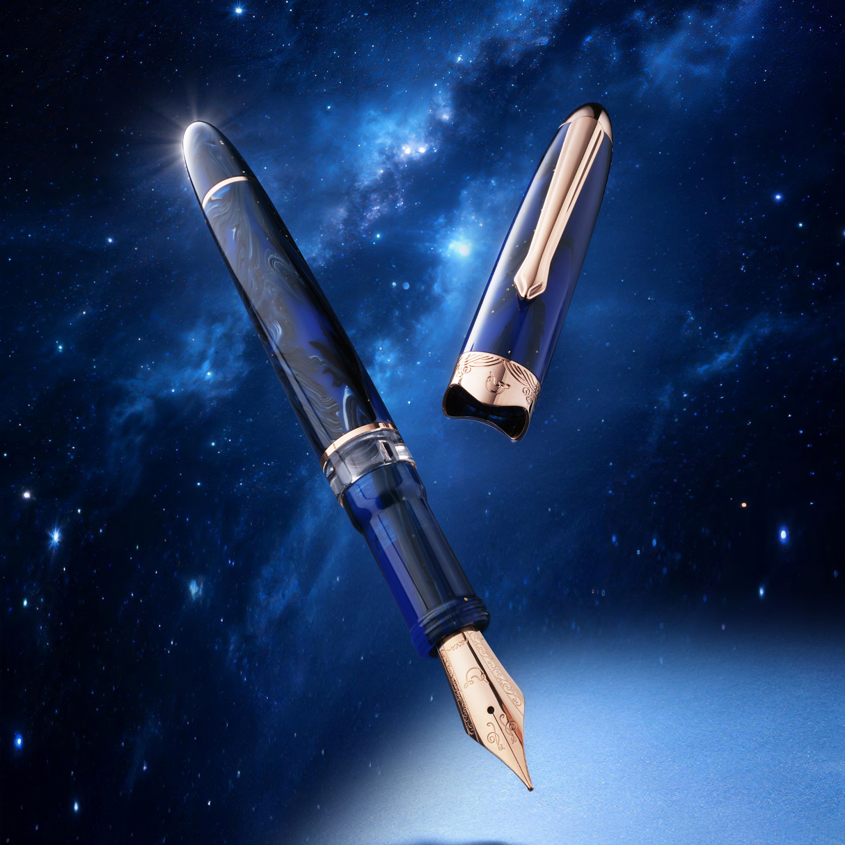 Nahvalur Horizon Nebula Fountain Pen Collection