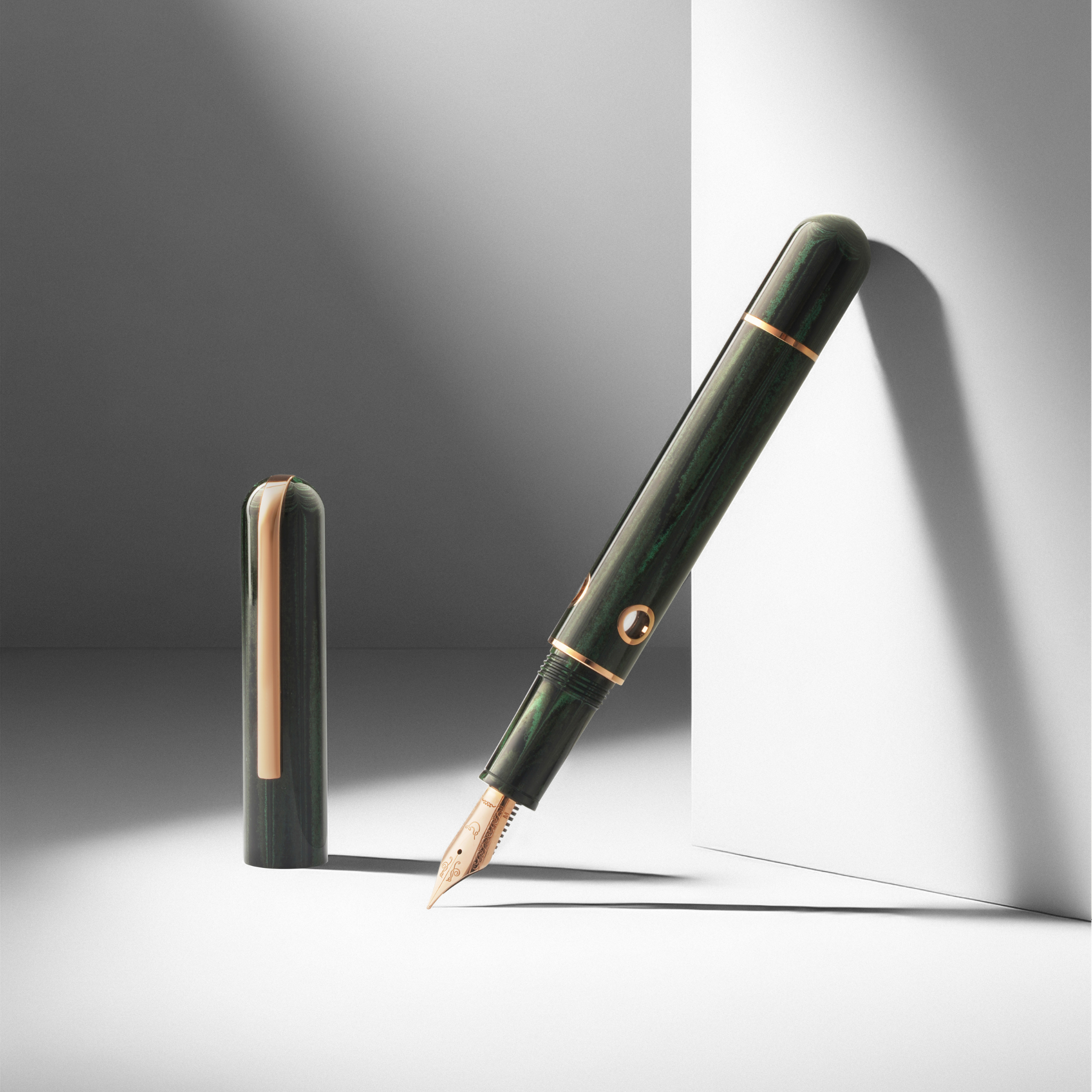 Nahvalur Nautilus Chelonia Green Fountain Pen Collection