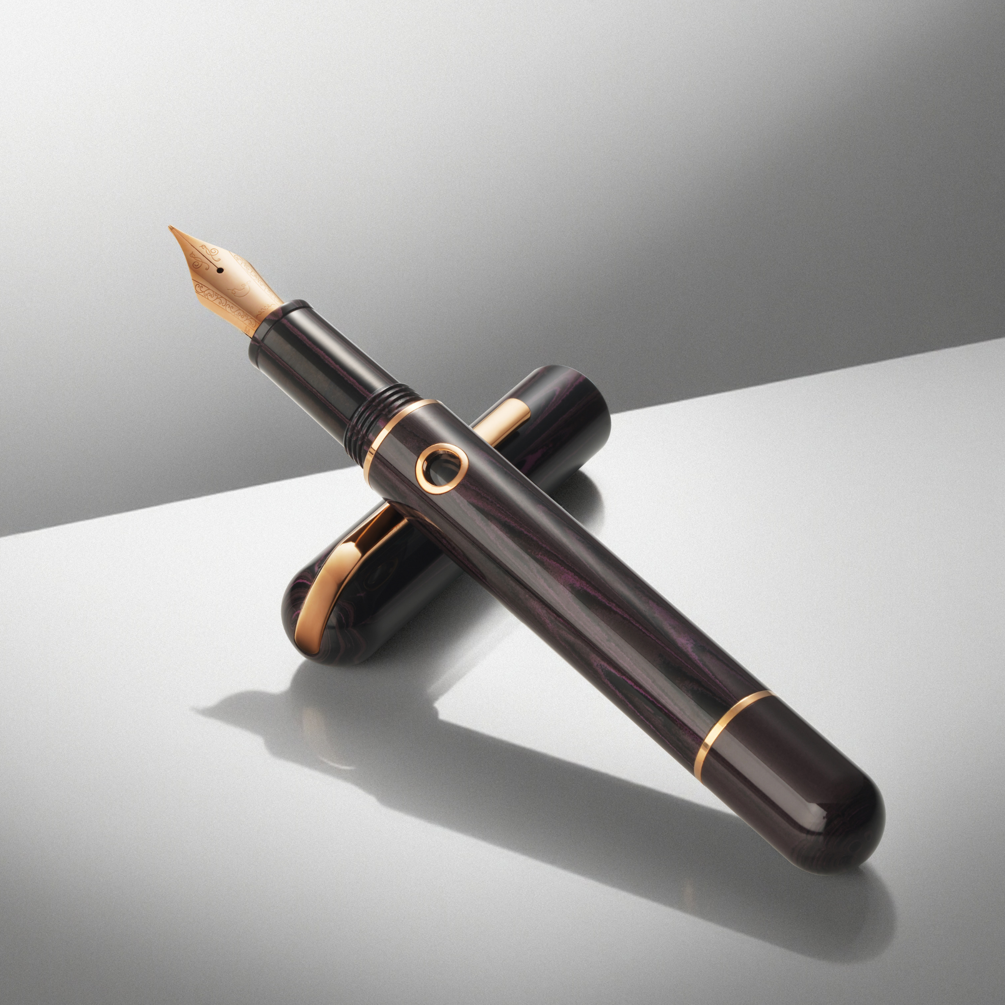 Nahvalur Nautilus Stylophora Berry Fountain Pen Collection