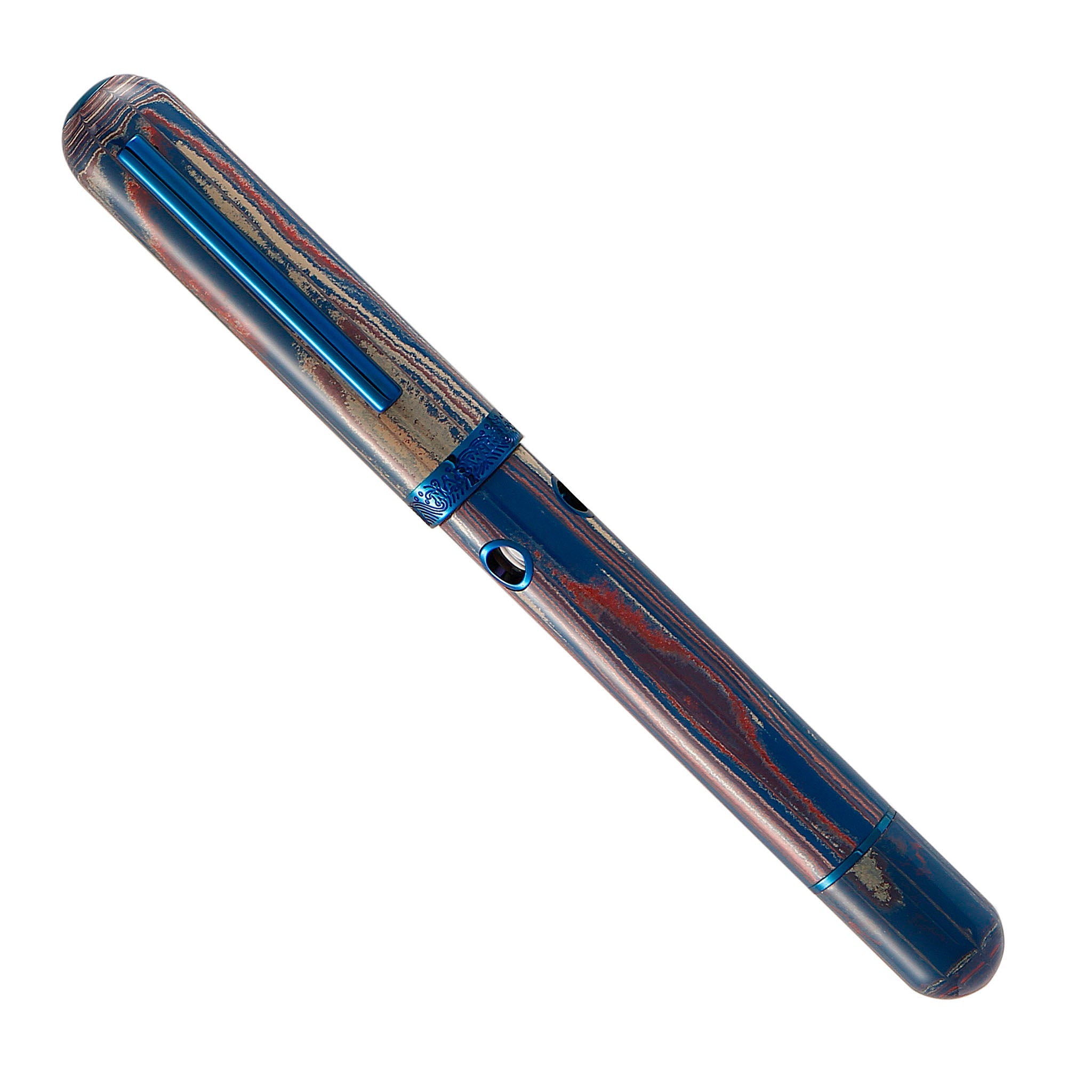 Nahvalur Nautilus The Blue Ringed - Fountain Pen