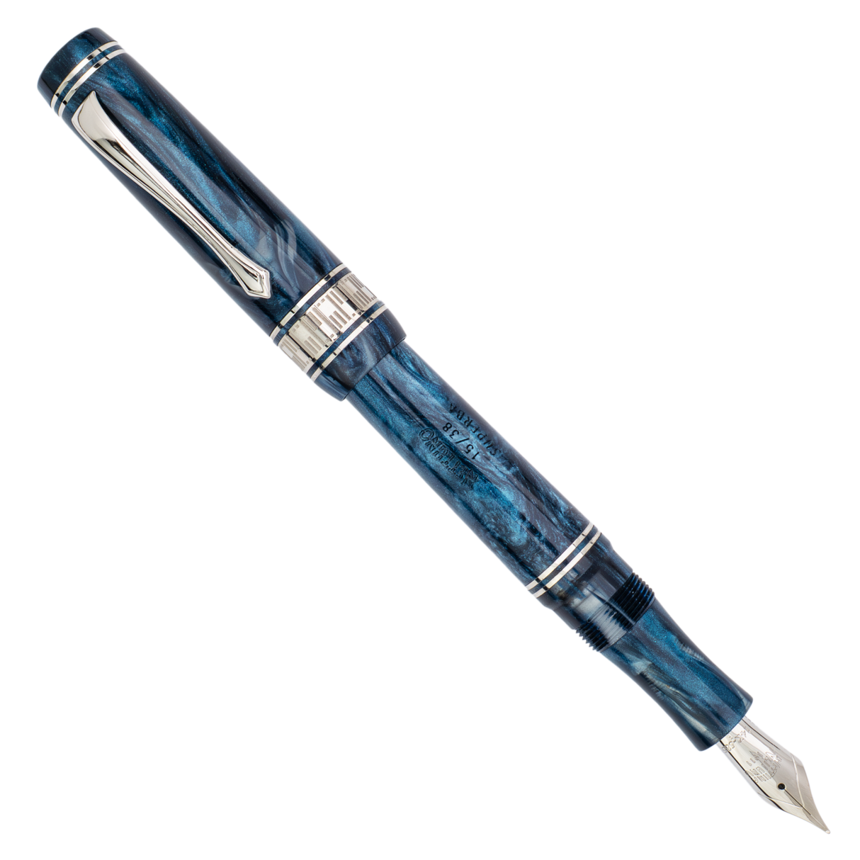 Nettuno Superba Blue Mamba LE Fountain Pen Collection