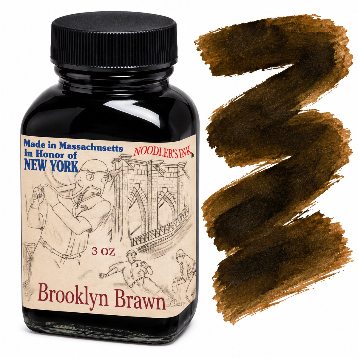 Noodlers Ink Brooklyn Brawn - FPH Exclusive 3 oz. Ink Collection