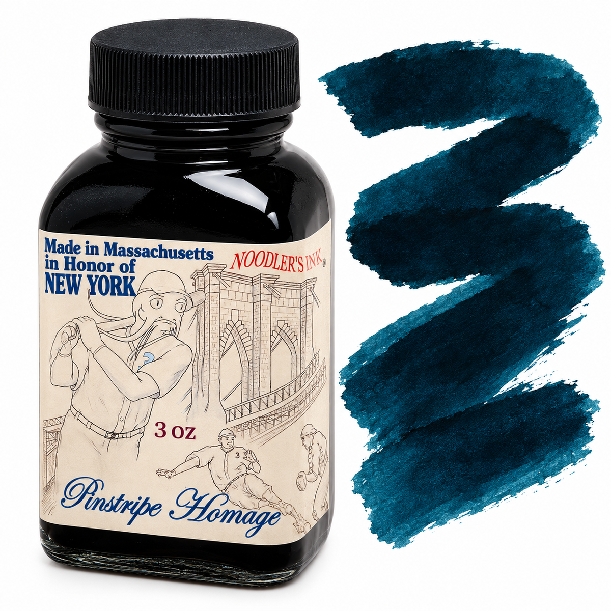 Noodlers Ink Pinstripe Homage - FPH Exclusive 3 oz. Ink Collection