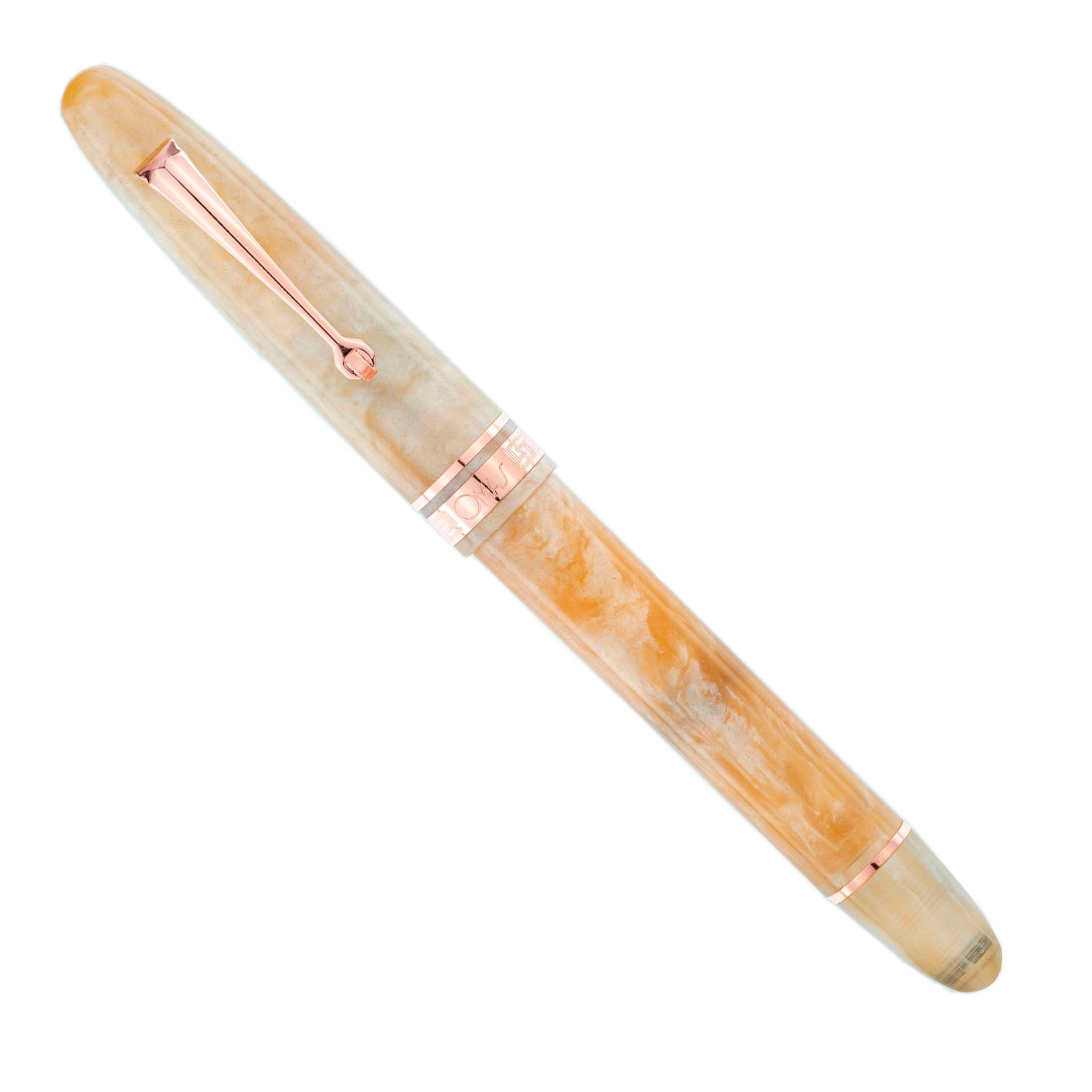 OMAS Ogiva Cocktail Series Peach Bellini Limited Edition Rose Gold Trim - Fountain Pen
