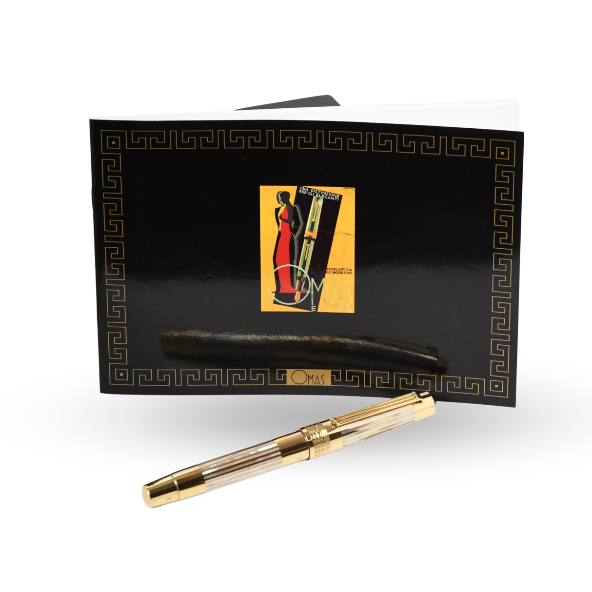 OMAS Roma Bernini Solid Gold 18K/750 Limited Edition Fountain Pen - #34/100 Made - Medium 18kt Gold Nib