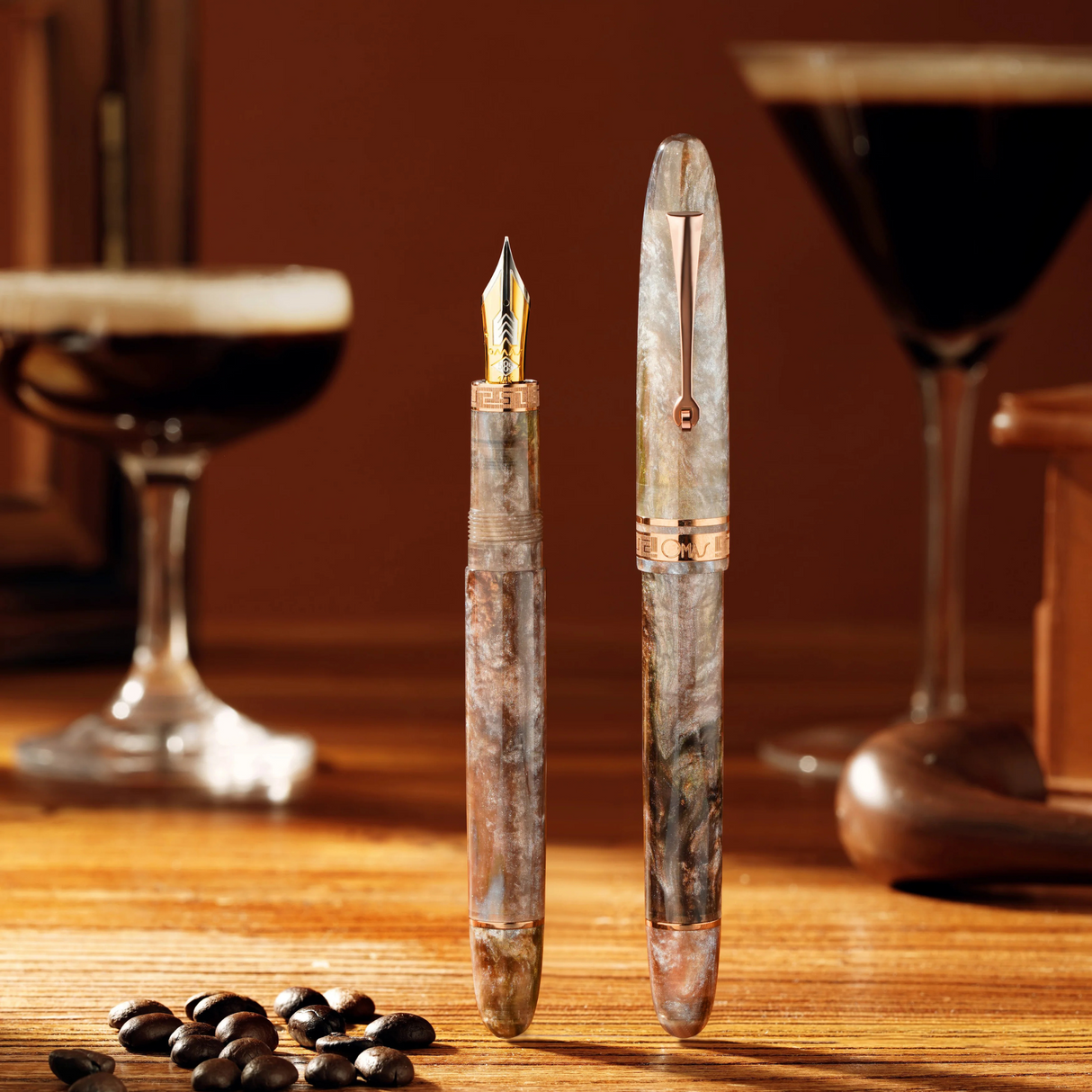 Omas Ogiva Cocktail Series Espresso Martini Fountain Pen