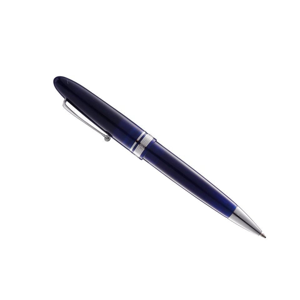 OMAS Ogiva Ballpoint Blue with Rhodium Trim - Ballpoint