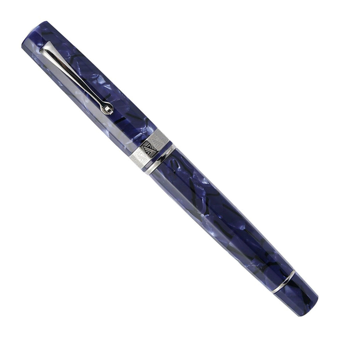 OMAS Paragon Blue Royale Silver - Fountain Pen