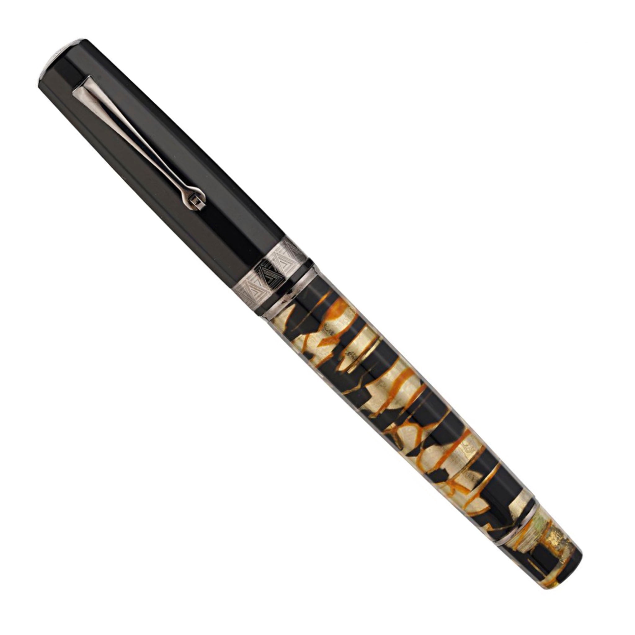 OMAS Paragon Lucen Black Lucen with Black Trim - Fountain Pen